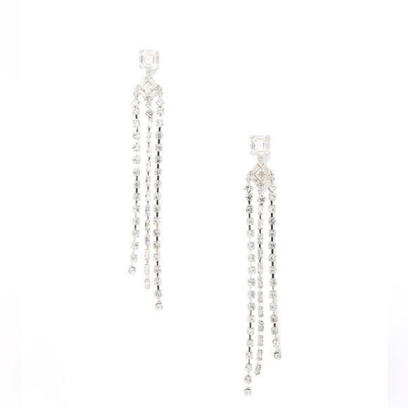 Kate Spade Silver-Tone Shimmy Fringe Earrings - Picture 11 of 11